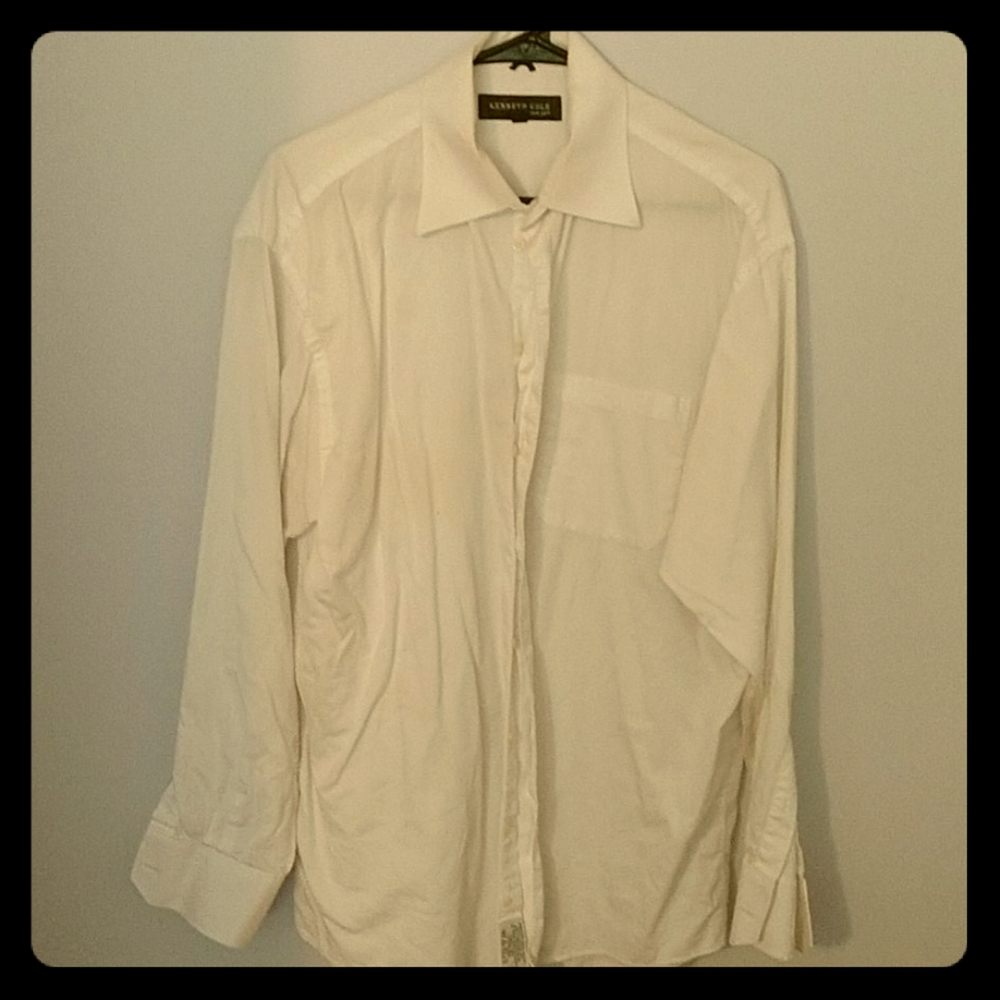 Kenneth Cole New York White Dress Shirt